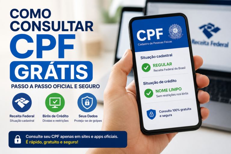 Como Consultar o CPF Grátis: Passo a Passo Oficial e Seguro